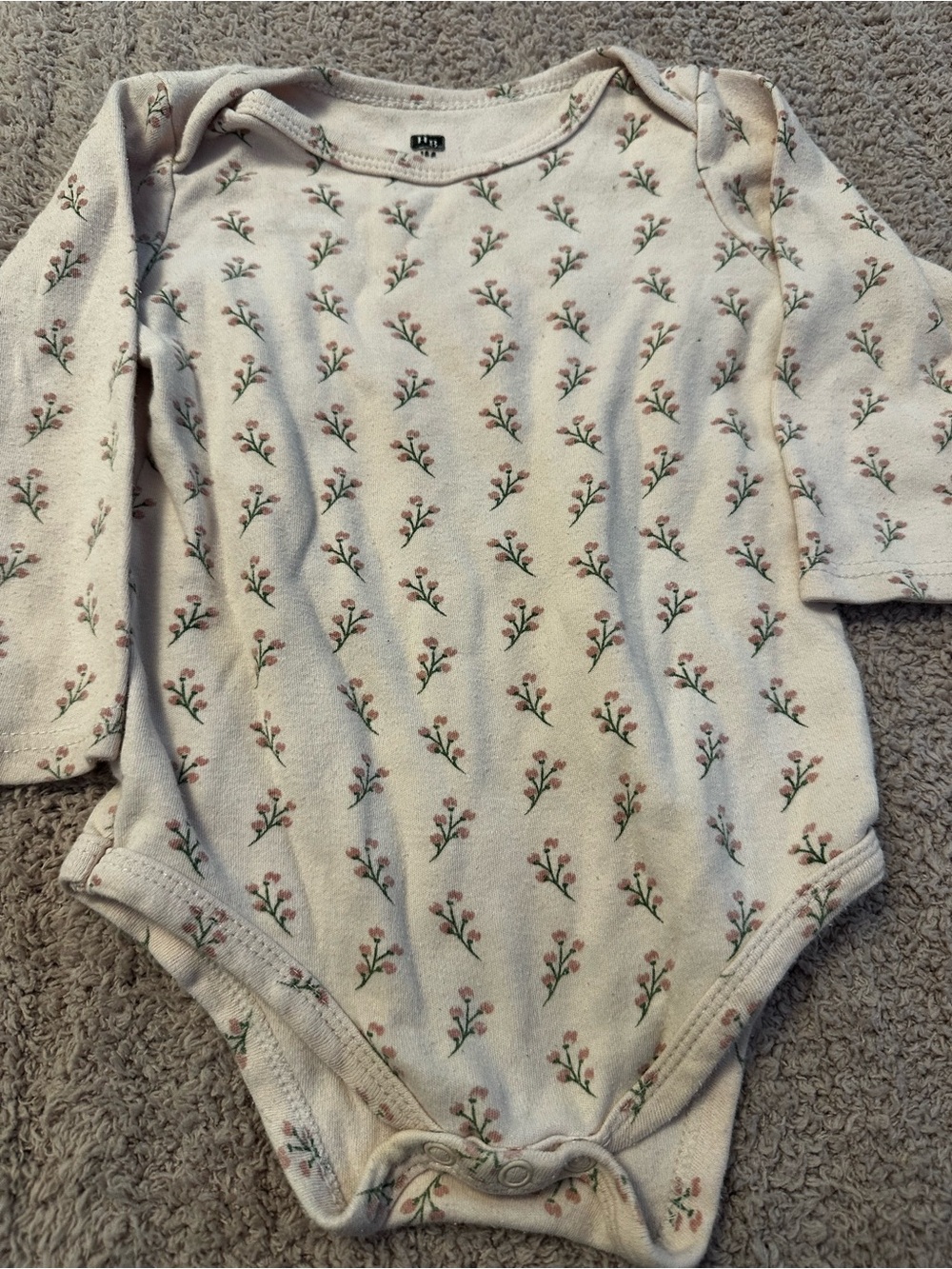 🩷🌼 9-Piece Baby Girl Long Sleeve Bodysuit Bundle 18M | Carter’s & Hudson Baby - Picture 6 of 11